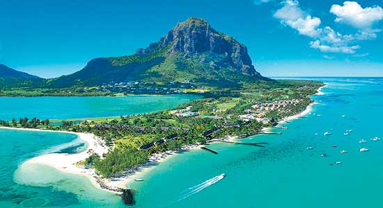 Aerial View of the Morne Lagoon